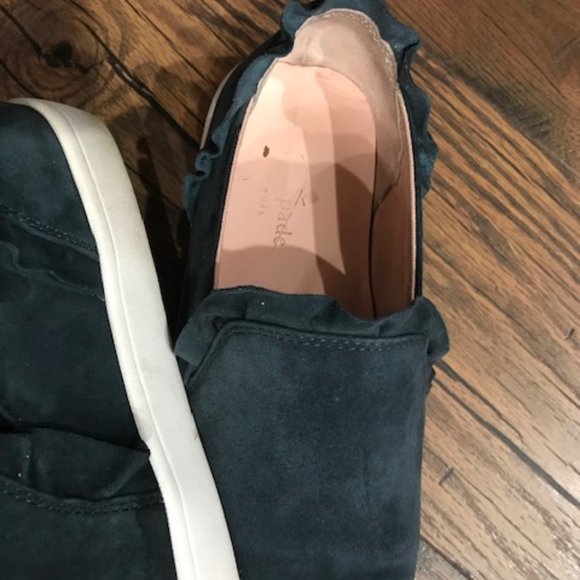 Kate Spade Navy Suede Sneakers - Slip on Luxury Comfort - Picture 7 of 13